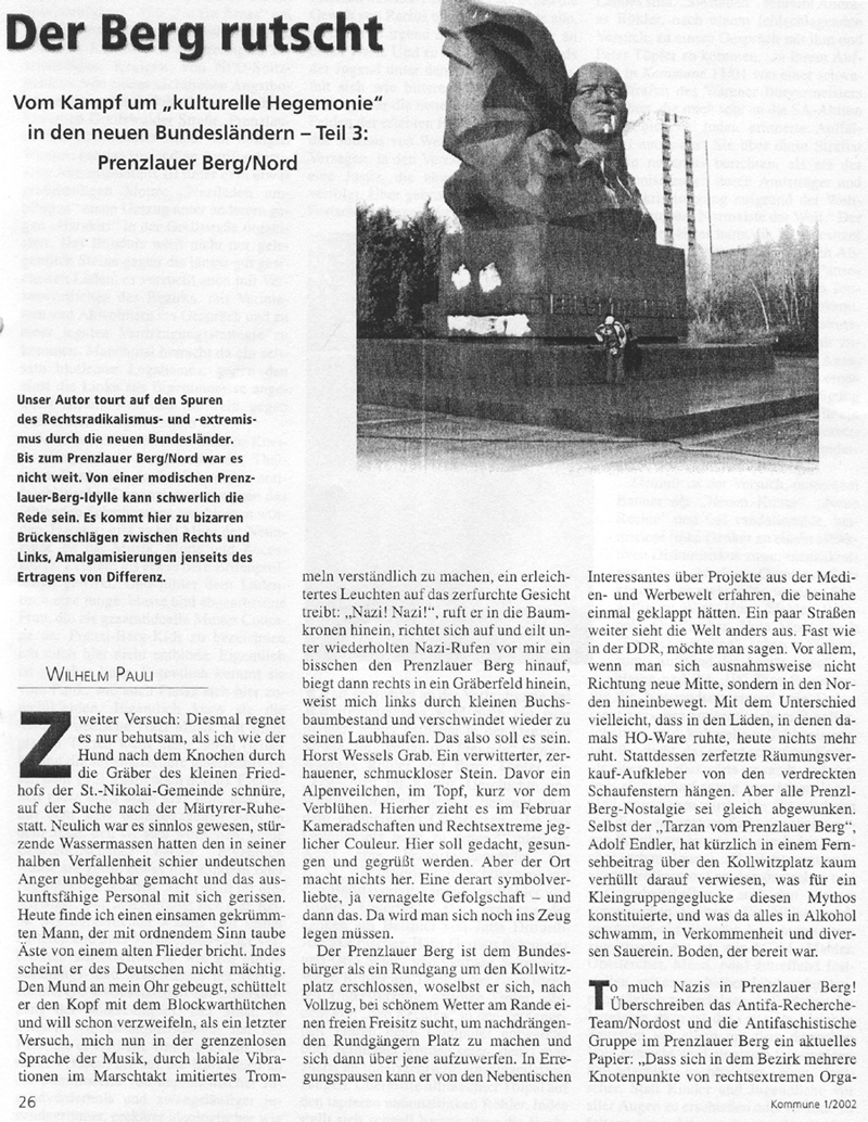 Kommune. Forum f�r Politik, �konomie und Kultur, Wilhelm Pauli